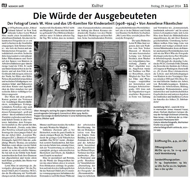 Unsere Zeit 29.8.2014